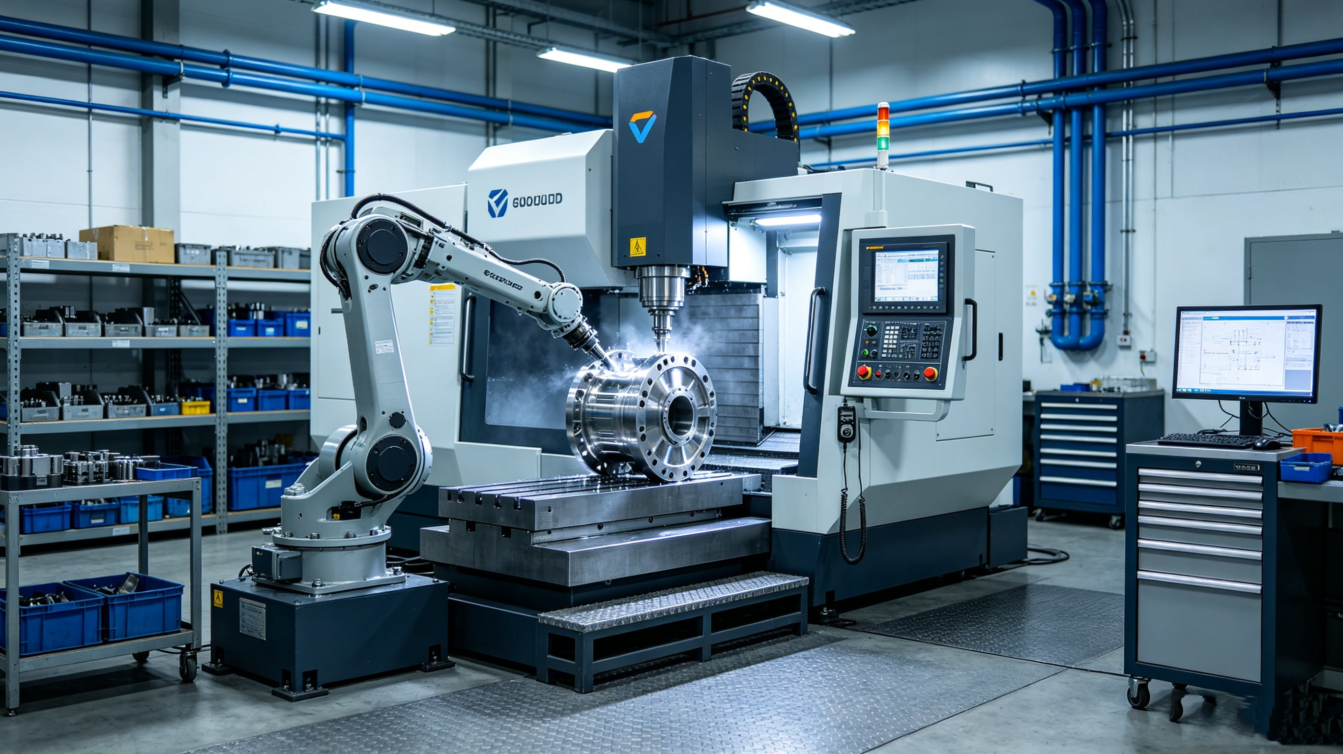 Custom Precision CNC Machining for Industrial Robot Components | Robotic Spare Parts Manufacturing