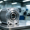 Precision CNC machined aluminum motor housing for electric vehicle thermal management
