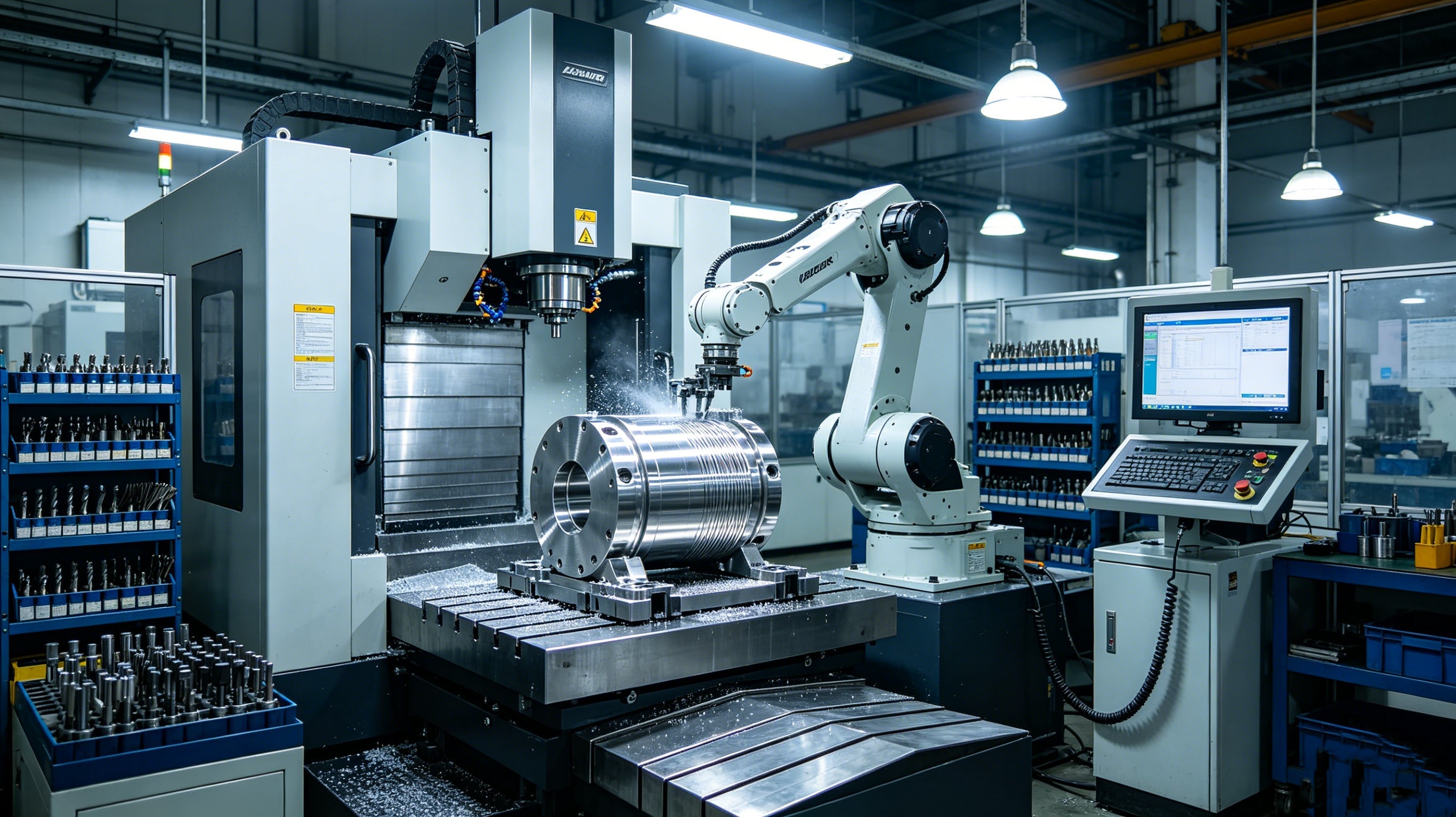 Custom Precision CNC Machining for Industrial Robot Components | Robotic Spare Parts Manufacturing