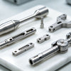 ISO 13485 certified CNC machined ultra-thin wall medical precision components, titanium and 316L stainless steel micro parts for minimally invasive medical equipment