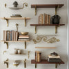 Brass Shelf Brackets: From Hidden Floating To Heavy Duty